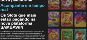 Sambawin: A Revolução Completa nos Cassinos Online com Variedade de Jogos, Segurança Avançada e Promoções Exclusivas